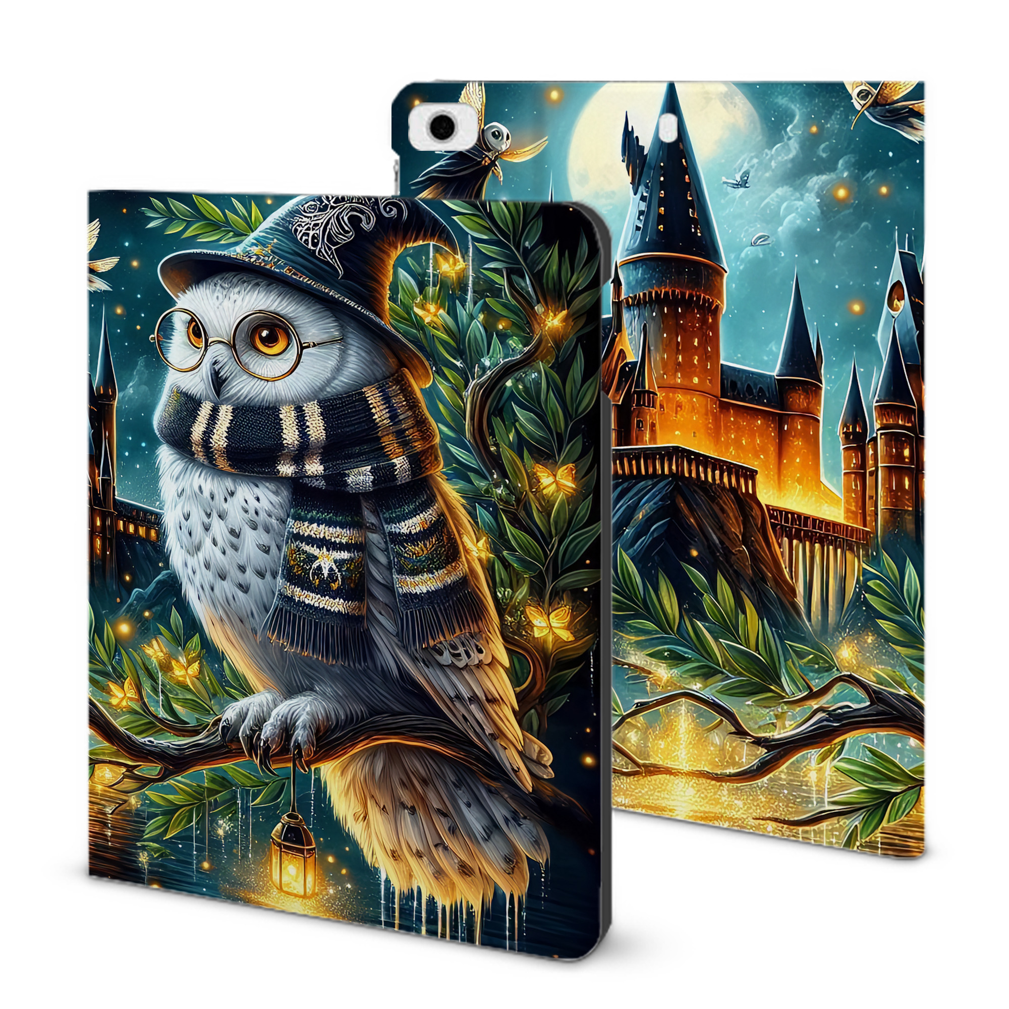 （画像用） Harry Potter ハリー・ポッターシリーズ IPad ケース ブック型 PUレザー TPU 耐衝撃 軽量 薄型 ペン収納なし 全面保護 IPad 各モデル対応